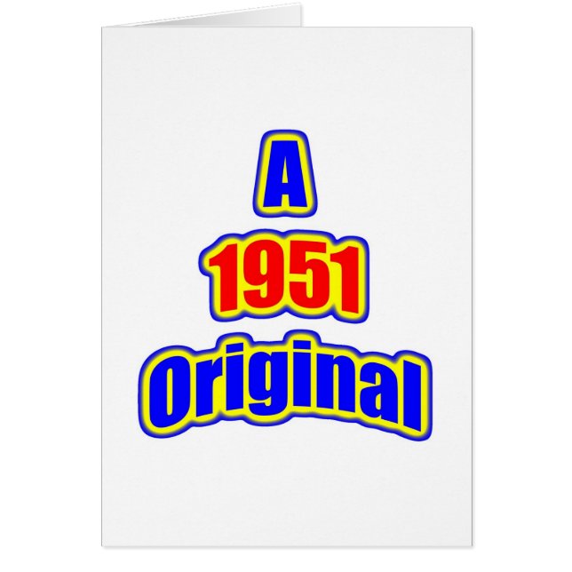 1951 röda original- Bl Hälsningskort (Framsidan)