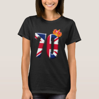 1952 2022 70-årsdagen drottningens platinumjub t shirt