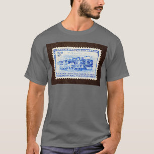 1952 3c B amp O Railroad Postage Frimärke T Shirt