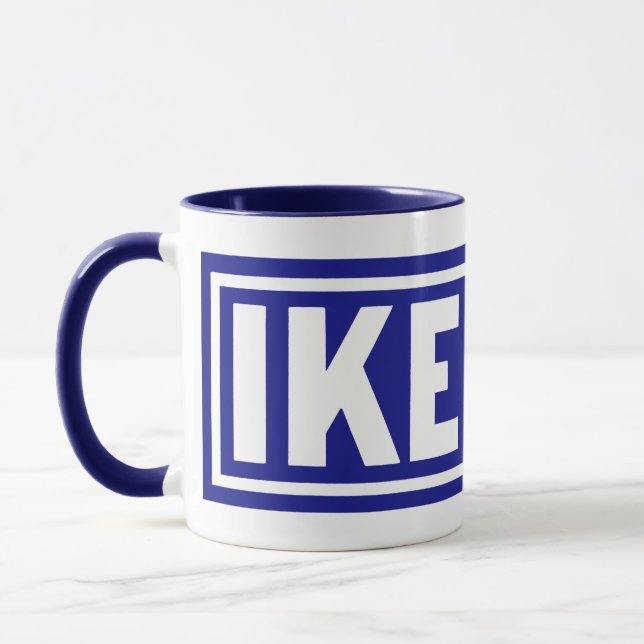 1952 Blåfärgad ike Mugg (Vänster)