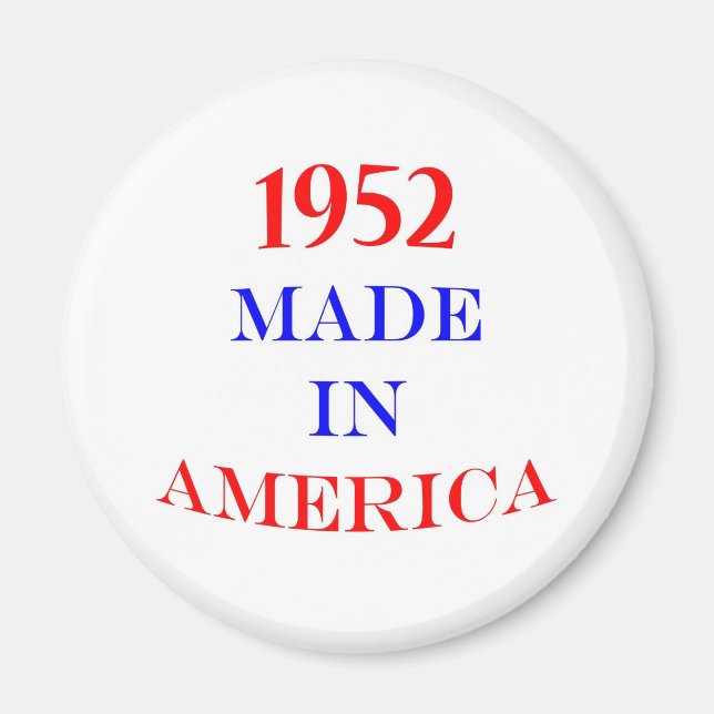 1952 Made in America Magnet (Framsidan)