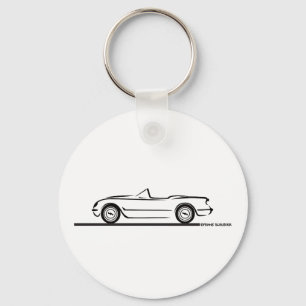 1953 1954 1955 Corvette Nyckelring