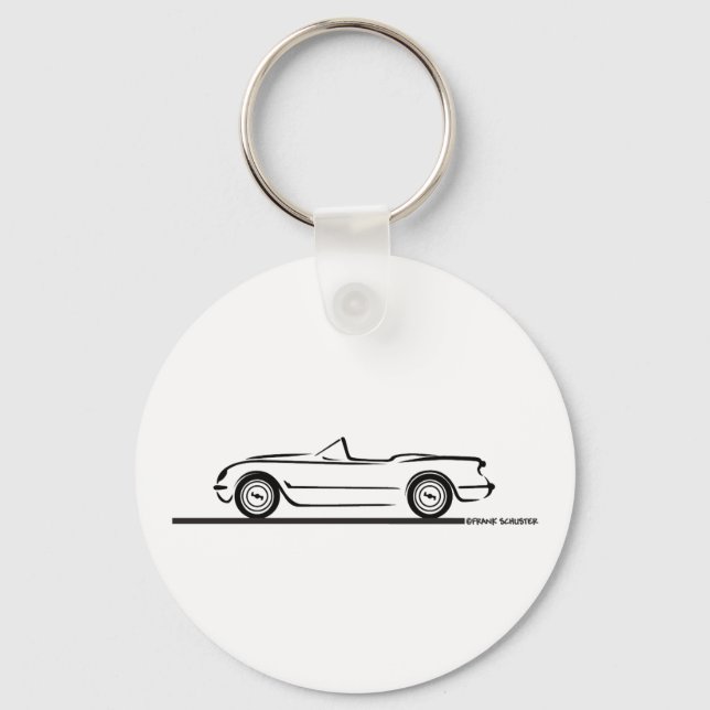1953 1954 1955 Korvette Nyckelring (Framsida)