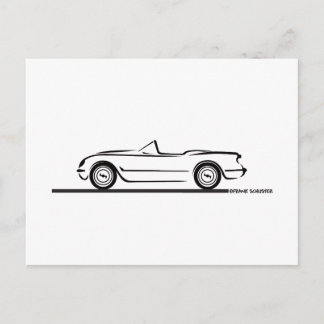 1953 1954 1955 Korvette Vykort
