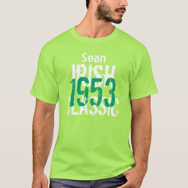 1953 60th födelsedaggåva för irländsk klassiker tee (Framsida)