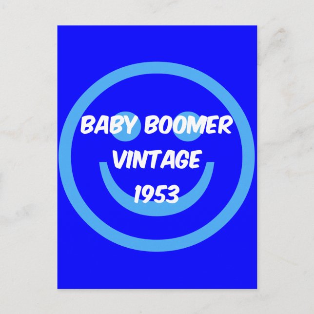 1953 baby boomer vykort (Framsida)