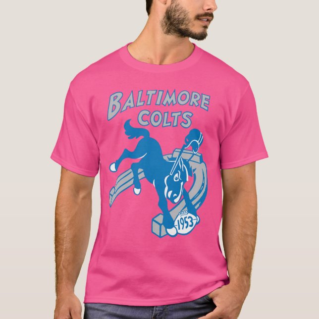 1953 Baltimore Colts Replika T Shirt (Framsida)