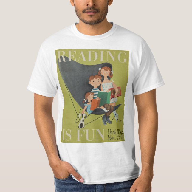 1953 Barns veckoslut i Bok Tee Shirt (Framsida)