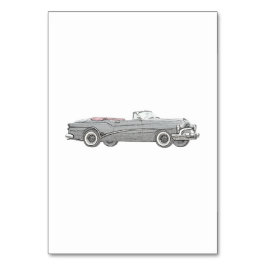 1953 Buick Skylark, konvertibel kupa - svart Bordsnummer