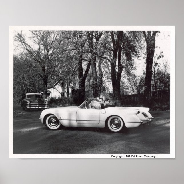 1953 Chevrolet Corvette Poster (Framsidan)