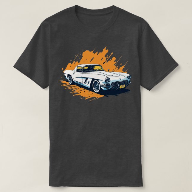 1953 Chevrolet Corvette T Shirt (Design framsida)