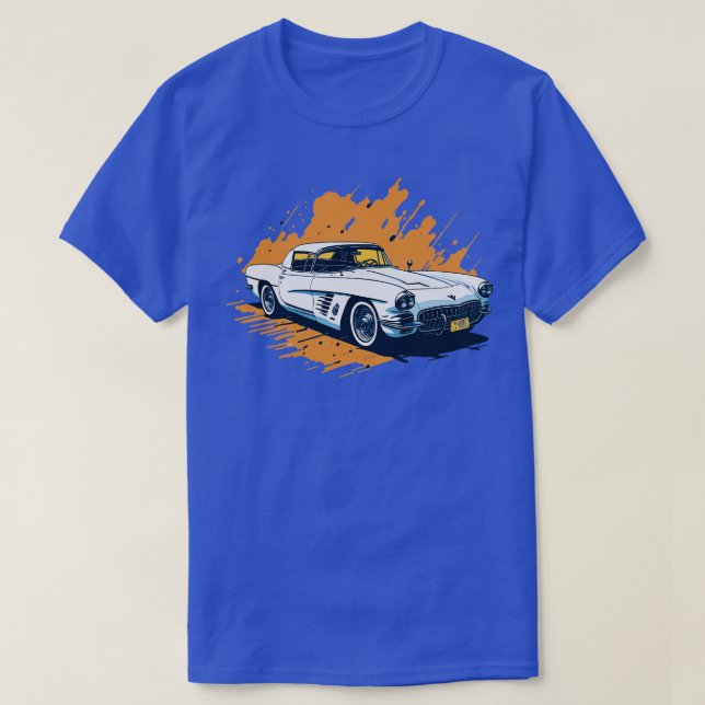 1953 Chevrolet Corvette T Shirt (Design framsida)