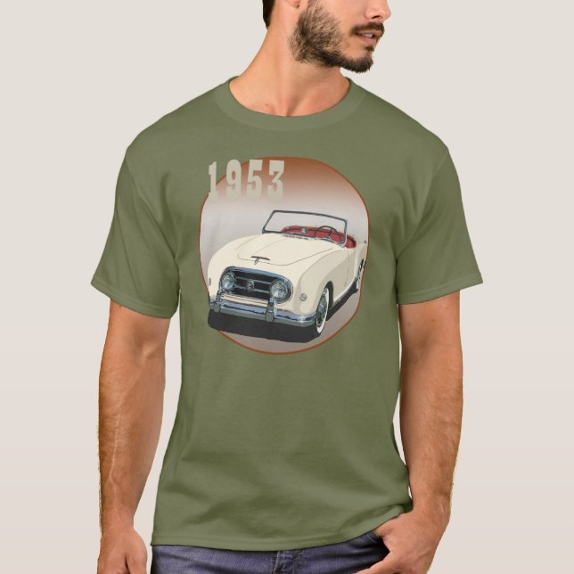 1953 Nash Healey Shirt Tee Shirt (Framsida)