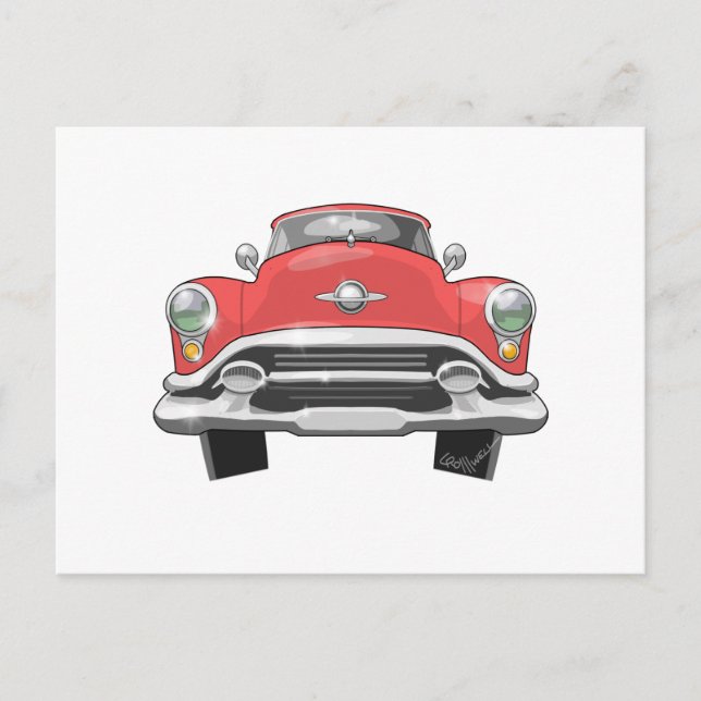 1953 Oldsmobile Vykort (Framsida)