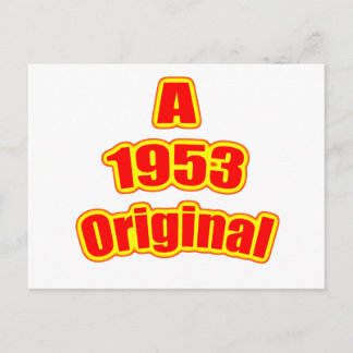 1953 Original Red Vykort