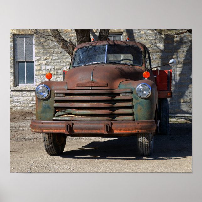 1953 Rusty Vintage Truck Poster (Framsidan)