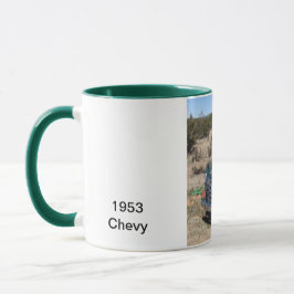 1953 Skavlig Vintage i grönten Lastbil Mugg