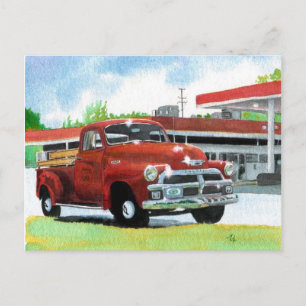 1954 Antique Lastbil vykort