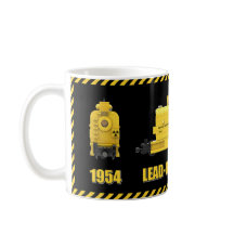 1954 Blyinfodrad Diesellokomotiv Kaffemugg