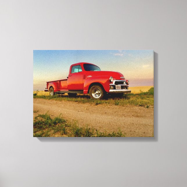 1954 Chevy Pickup Canvastryck (Framsida)