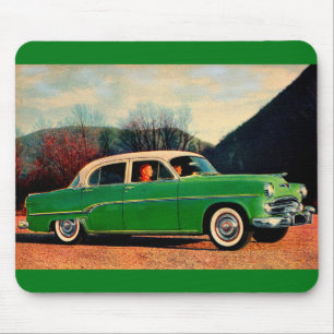 1954 Dodge Royal V8 i grönt Musmatta