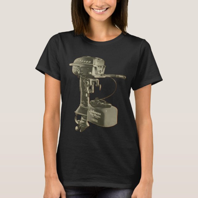 1954 Johnson Mile Master 10 Häst T Shirt (Framsida)