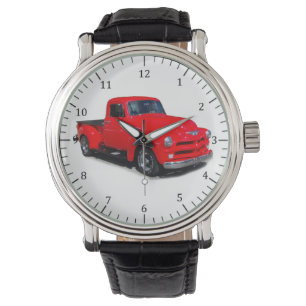 1954 rödklocka i lastbil armbandsur