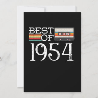 1954 Vintage 66:e födelsedag Inbjudningar