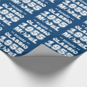1955 60th födelsedagKLASSIKER MODELLERAR blått o Presentpapper