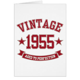 1955 Åldras till Perfektion Hälsningskort