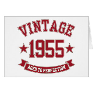 1955 Åldras till Perfektion Hälsningskort