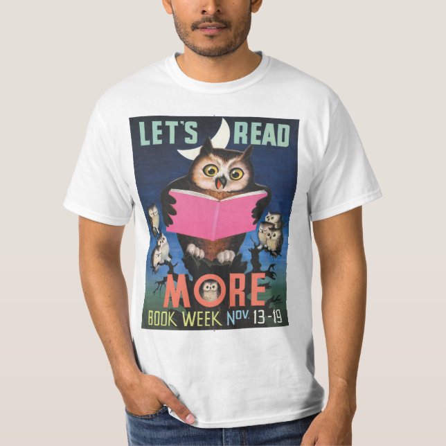 1955 barns affisch för bokvecka tee shirt (Framsida)