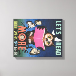 1955 Barns Bok-vecka Canvas