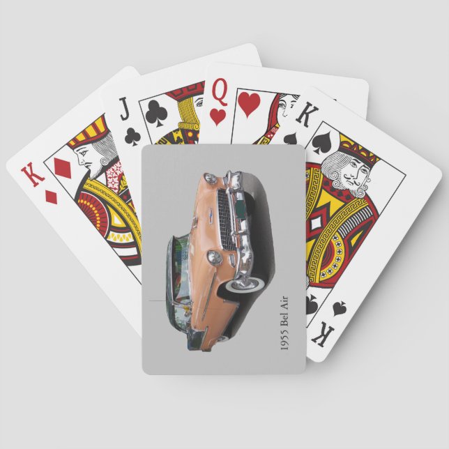 1955 Bel Luft-spelkort Casinokort (Baksidan)