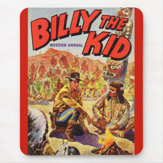 1955 Billy the Kid Western annual cover Musmatta (Framsidan)