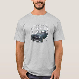 1955 Chevrolet Bel Luft. 55 Blå Chevy. Rad 66. T Shirt