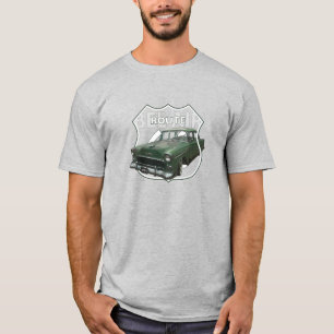 1955 Chevrolet Bel Luft. 55 Grönt Chevy.Amerikans T Shirt