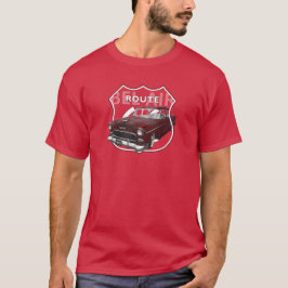 1955 Chevrolet Bel Luft. 55 Red Chevy. Amerikanska T Shirt