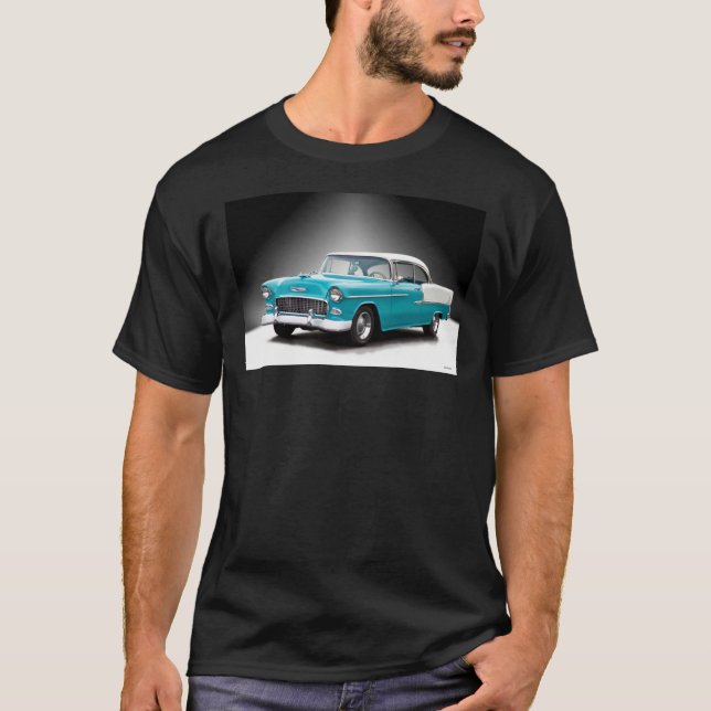 1955 Chevrolet Bel Luft Hardtop Classic T-Shirt (Framsida)
