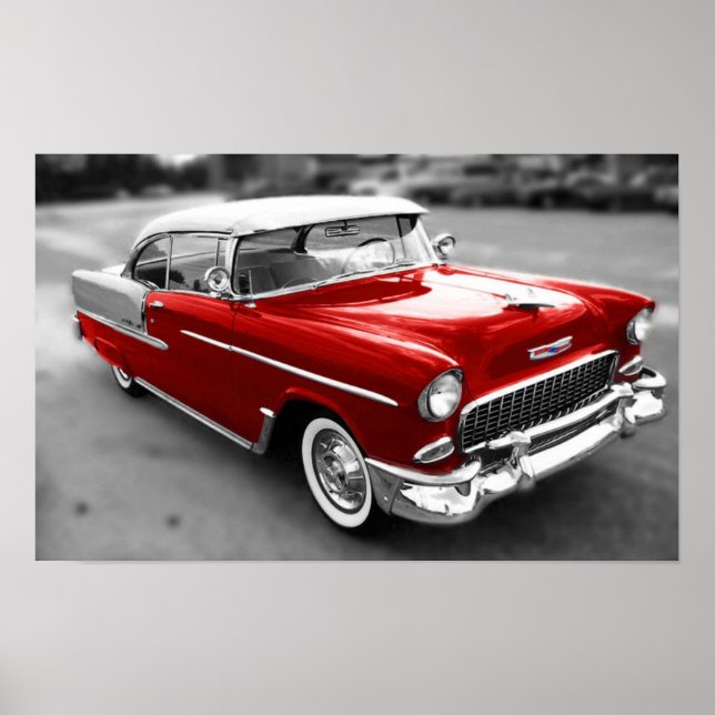 1955 Chevrolet Bel-Luft Poster (Framsidan)