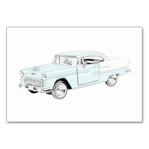 1955 Chevy Bel Luft Bordsnummer