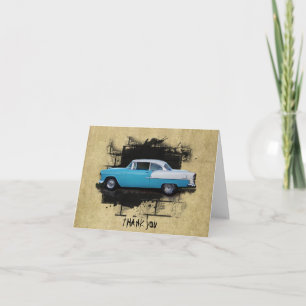 1955 Chevy Bel Luft-Classic Cars- Tackkort C