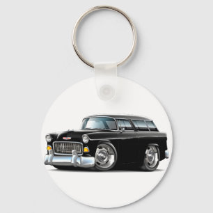 1955 Chevy Nomad Black Car Nyckelring