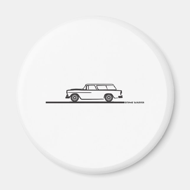 1955 Chevy Nomad Magnet (Framsidan)