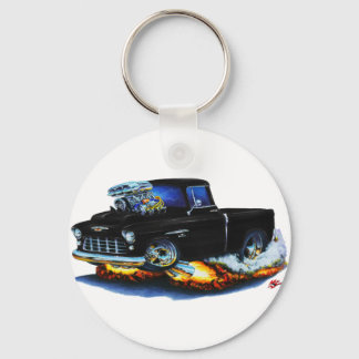 1955 Chevy Pickup Black Lastbil Nyckelring