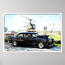 1955 Chevy POW-MIA Tävling bil Poster