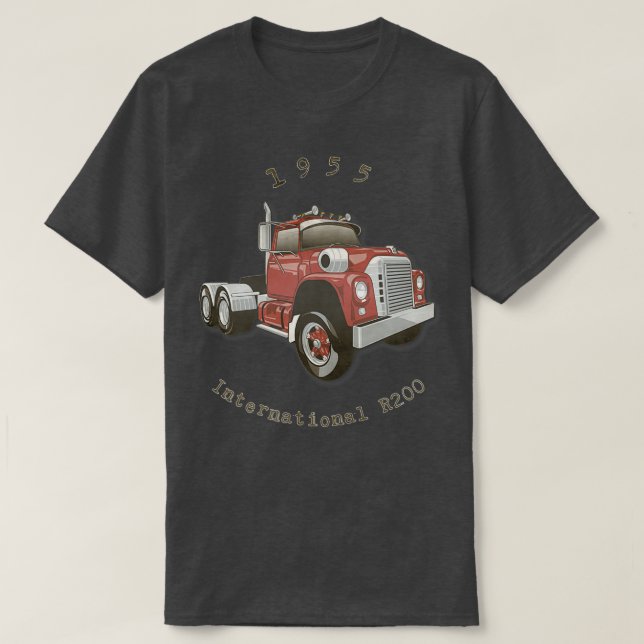 1955 Internationell R200 Lastbil T Shirt (Design framsida)