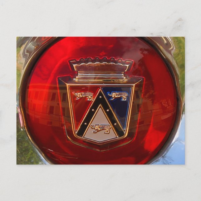 1955 Krona Victoria Hub Cap Vykort (Framsida)