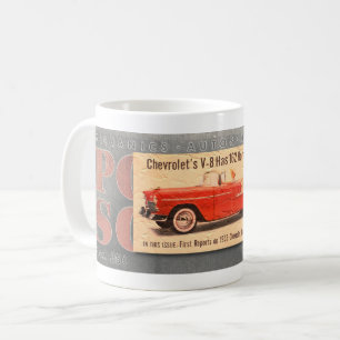 1955 OMFATTAR CHEVY FOTOKOFFEE MUGG