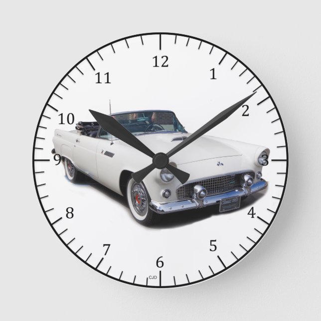 1955 Tunderfågelklocka Rund Klocka (Framsida)